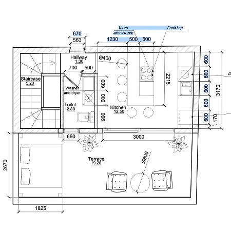 2 Bedroom Penthouse * Olbia